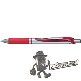 Pióro kulkowe ENERGEL BL77 czerwone 0.7mm PENTEL