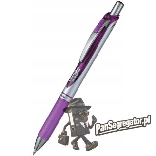 Pióro kulkowe ENERGEL BL77 fioletowe 0,7mm PENTEL