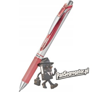 Pióro kulkowe ENERGEL BL77 pudrowy różowy/koralowy róż 0,7mm PENTEL