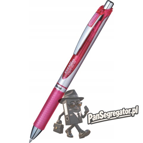 Pióro kulkowe ENERGEL BL77 różowe 0,7mm PENTEL