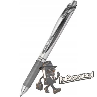 Pióro kulkowe ENERGEL BL77 szare 0,7mm PENTEL