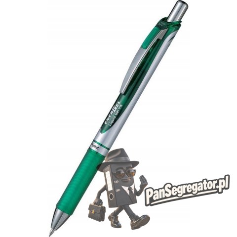 Pióro kulkowe ENERGEL BL77 zielone 0.7mm PENTEL