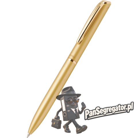 Pióro kulkowe Energel 0,7mm złota obudowa WA1GCPL PENTEL