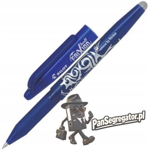 Pióro kulkowe FRIXION 0,7mm niebieskie zmazywalne do notatek PIBL-FR7-L PILOT