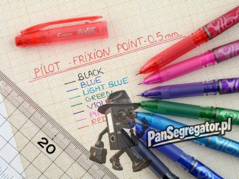 Pióro kulkowe FRIXION POINT 0,5 niebieskie igłowa końcówka BL-FRP5-L PILOT