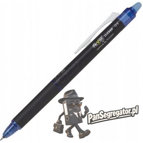 Pióro kulkowe FRIXION POINT CLICKER 0,5 niebieskie PIBLRT-FRP5-L PILOT