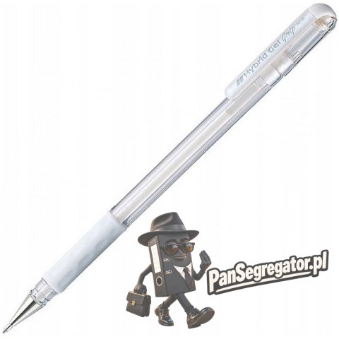 Pioro kulkowe K108/K118-LW pastel białe PENTEL