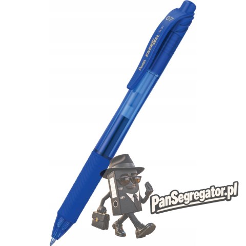 Pióro kulkowe PENTEL BL107C 0.7mm niebieskie z tuszem żelowym