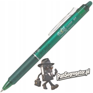 Pióro kulkowe PILOT FRIXION CLICKER zielone PIBLRT-FR7-G