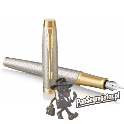 Pióro wieczne (F) IM PREMIUM warm grey GT 1931684 PARKER