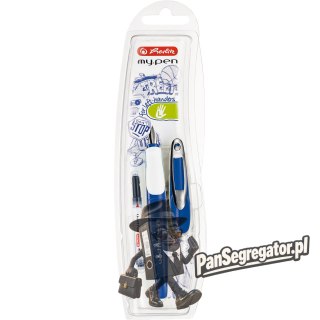 Pióro wieczne MY.PEN niebieskie dla leworęcznych 300006787 HERLITZ