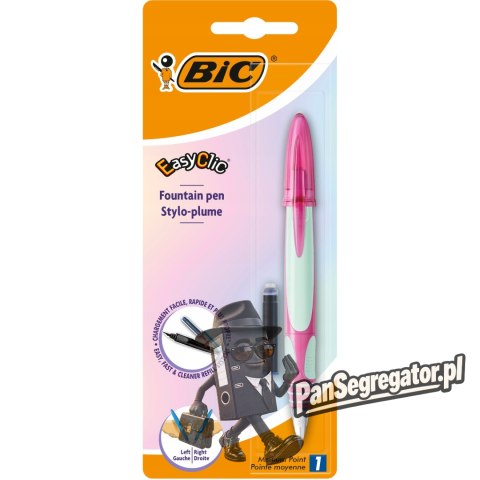 Pióro wieczne + naboje(6) + wymazywacz EasyClic 993084 BIC