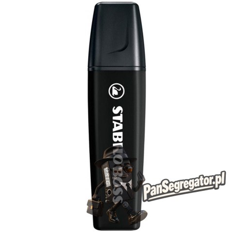 Zakreślacz marker STABILO BOSS 70/46 czarny ścięty 2mm-5mm