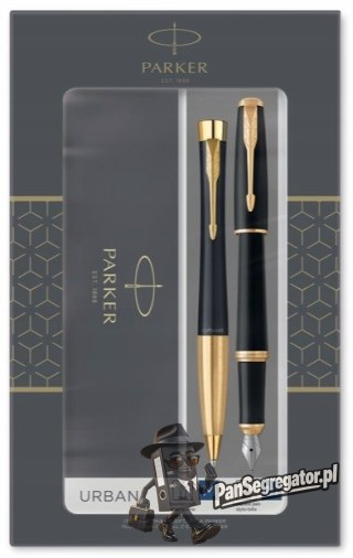 Komplet URBAN DUO długopis+pióro wieczne czarny mat GT PARKER 2093381