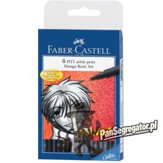Komplet artystyczny 8szt szare FC167107
