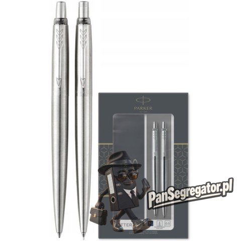 Komplet ołówek + długopis JOTTER STAINLESS STEEL CT PARKER 2093256