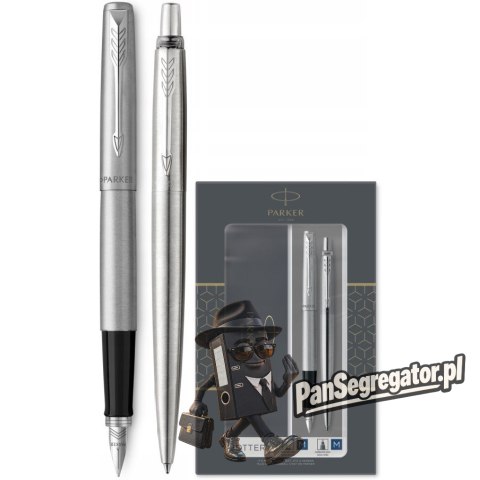 Komplet pióro wieczne + długopis JOTTER STAINLESS STEEL CT PARKER PARKER 2093258