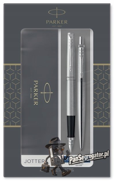 Komplet pióro wieczne + długopis JOTTER STAINLESS STEEL CT PARKER PARKER 2093258