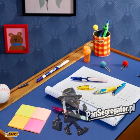 Pióro wieczne + naboje(6) + wymazywacz EasyClic 993084 BIC