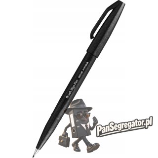 Pisak BRUSH SIGN PEN czarny SES15C-A PENTEL