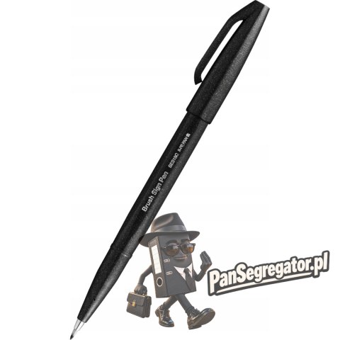 Pisak BRUSH SIGN PEN czarny SES15C-A PENTEL