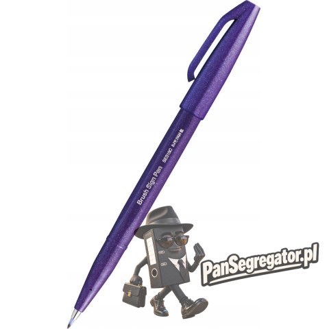 Pisak BRUSH SIGN PEN fiolet SES15C-V