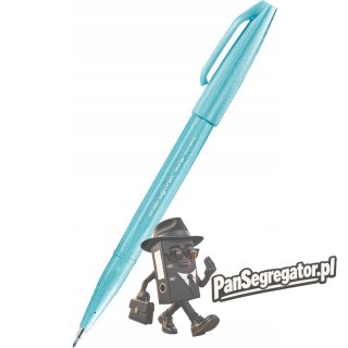 Pisak BRUSH SIGN PEN jasnobłękitny SES15C-S2X PENTEL