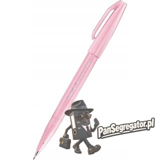 Pisak BRUSH SIGN PEN pudrowy różowy SES15C-P3X PENTEL