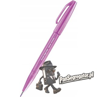 Pisak BRUSH SIGN PEN purpurowy SES15C-P2X PENTEL