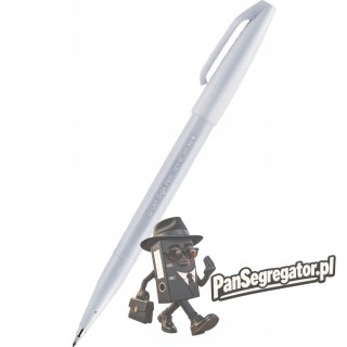 Pisak BRUSH SIGN PEN szary SES15C-N PENTEL
