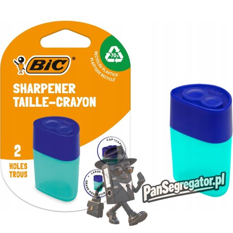 Temperówka ELLIPSE 2 otwory z pojemnikiem 303211 BIC