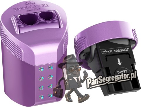 Temperówka podwójna RollOn SPARKLE na blistrze 183990 FABER-CASTELL