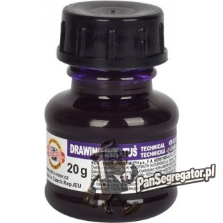 Tusz kreślarski 20g fioletowy 1417006 KOH-I-NOOR