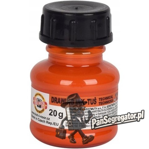 Tusz kreślarski 20g pomarańczowy 1417003 KOH-I-NOOR