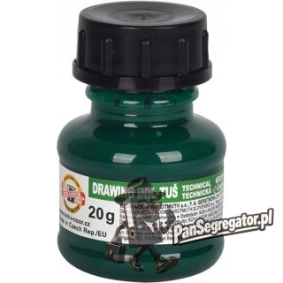 Tusz kreślarski 20g zielony 141726 KOH-I-NOOR