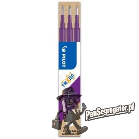 Wkład FRIXION CLIKER 0,5mm fioletowy (3szt) PIBLS-FR5-V-S3-E PILOT