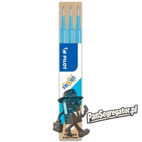 Wkład FRIXION CLIKER 0,5mm lazurowy (3szt) PIBLS-FR5-LB-S3-E PILOT
