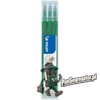 Wkład FRIXION CLIKER 0,5mm zielony (3szt) PIBLS-FR5-G-S3-E PILOT