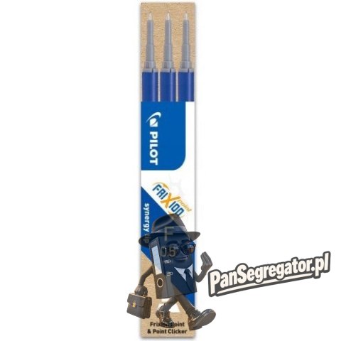 Wkład FRIXION POINT 0,5mm niebieski (3szt) BLS-FRP5-L-S3 PILOT