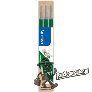 Wkład FRIXION POINT 0,5mm zielony (3szt) PIRBLS-FRP5-G-S3 PILOT