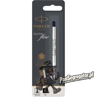 Wkład do długopisu QUINKFLOW F czarny PARKER 1950367
