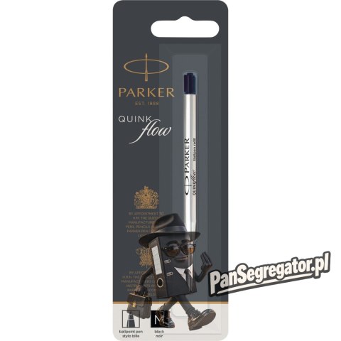 Wkład do długopisu QUINKFLOW M czarny PARKER 1950369
