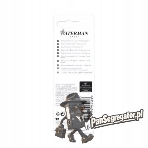 Wkład do długopisu WATERMAN czarny M S0791030 /S0944480