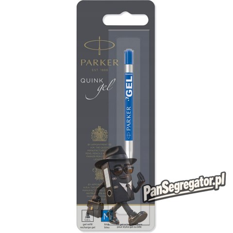 Wkład żelowy do długopisu 0,7mm niebieski PARKER 1950346