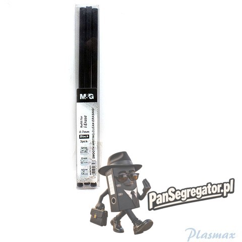 Wkłady iERASE usuwalne czarne (3) 0.7mm STAEDTLER MG AKR67K21-9