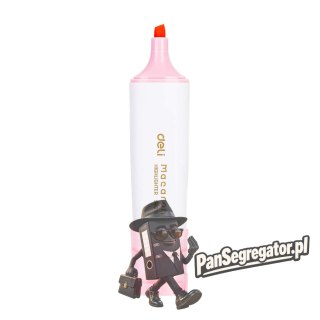 Zakreślacz 1-5mm MACARON różowy S621S pink DELI