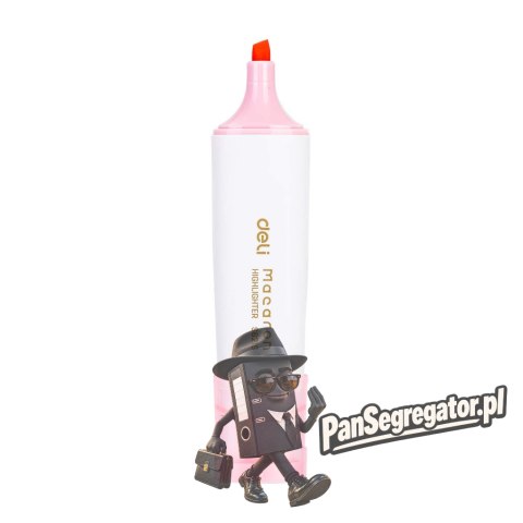 Zakreślacz 1-5mm MACARON różowy S621S pink DELI