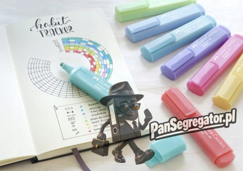 Zakreślacz 1546 8 kolorów pastelowych 254658 Faber-Castell