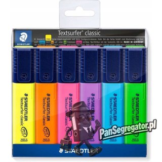Zakreślacz 364WP6 DCA 6szt. etui STAEDTLER