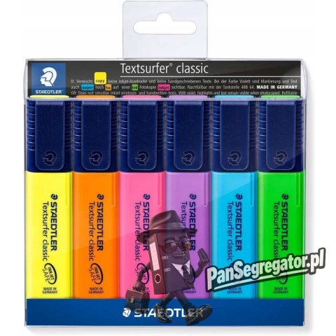 Zakreślacz 364WP6 DCA 6szt. etui STAEDTLER